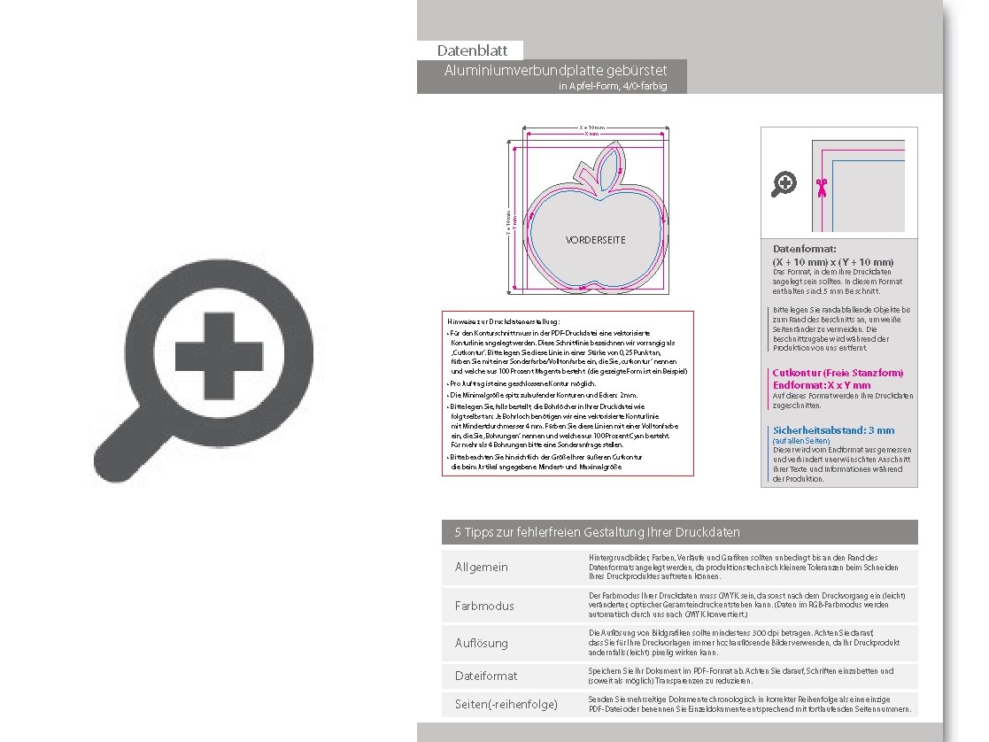 Product Bild aluminiumverbundplatte_silber_geb__rstet_in_apfel-form_konturgefr__st___einseitig_4_0-farbig_bedruckt