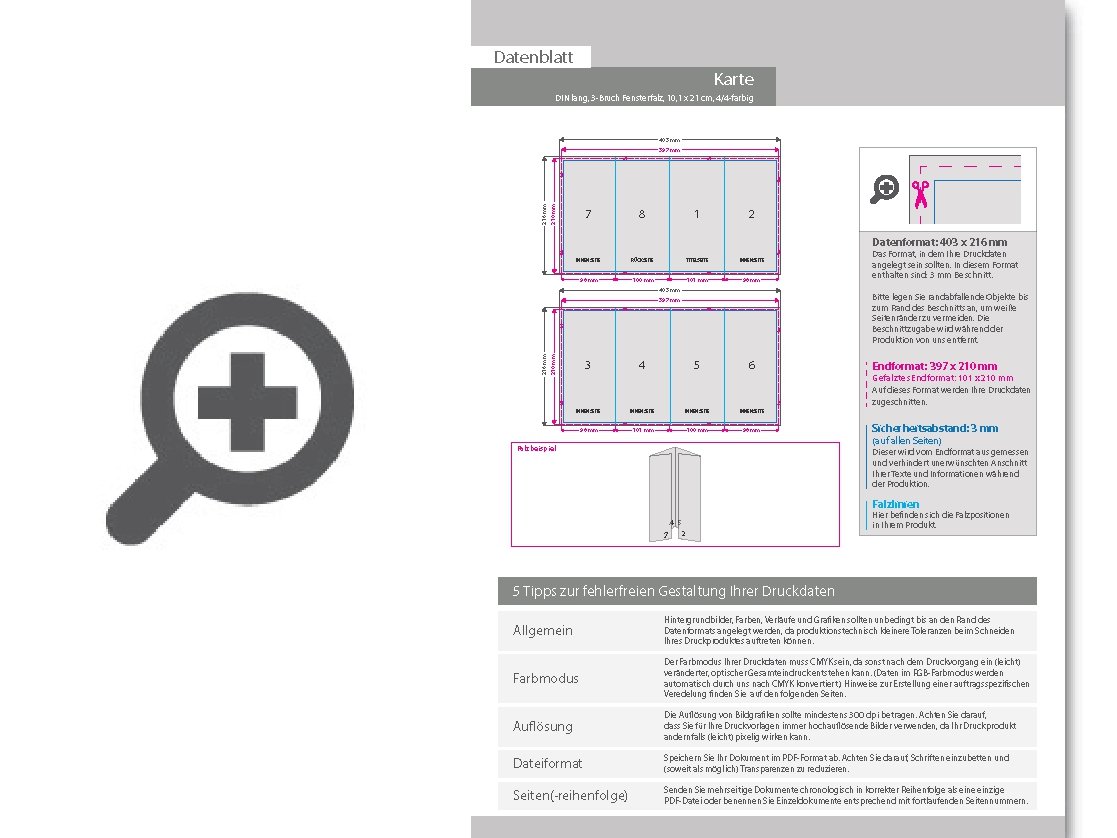 Product Bild einladungskarte__gefalzt_auf_din_lang__vertikaler_3-bruch_fensterfalz__8-seitig