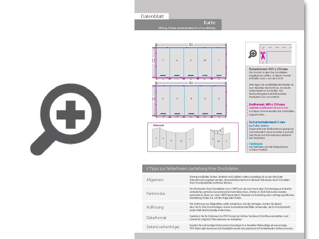 Product Bild einladungskarte__gefalzt_auf_din_lang__vertikaler_sonderwickelfalz__10-seitig