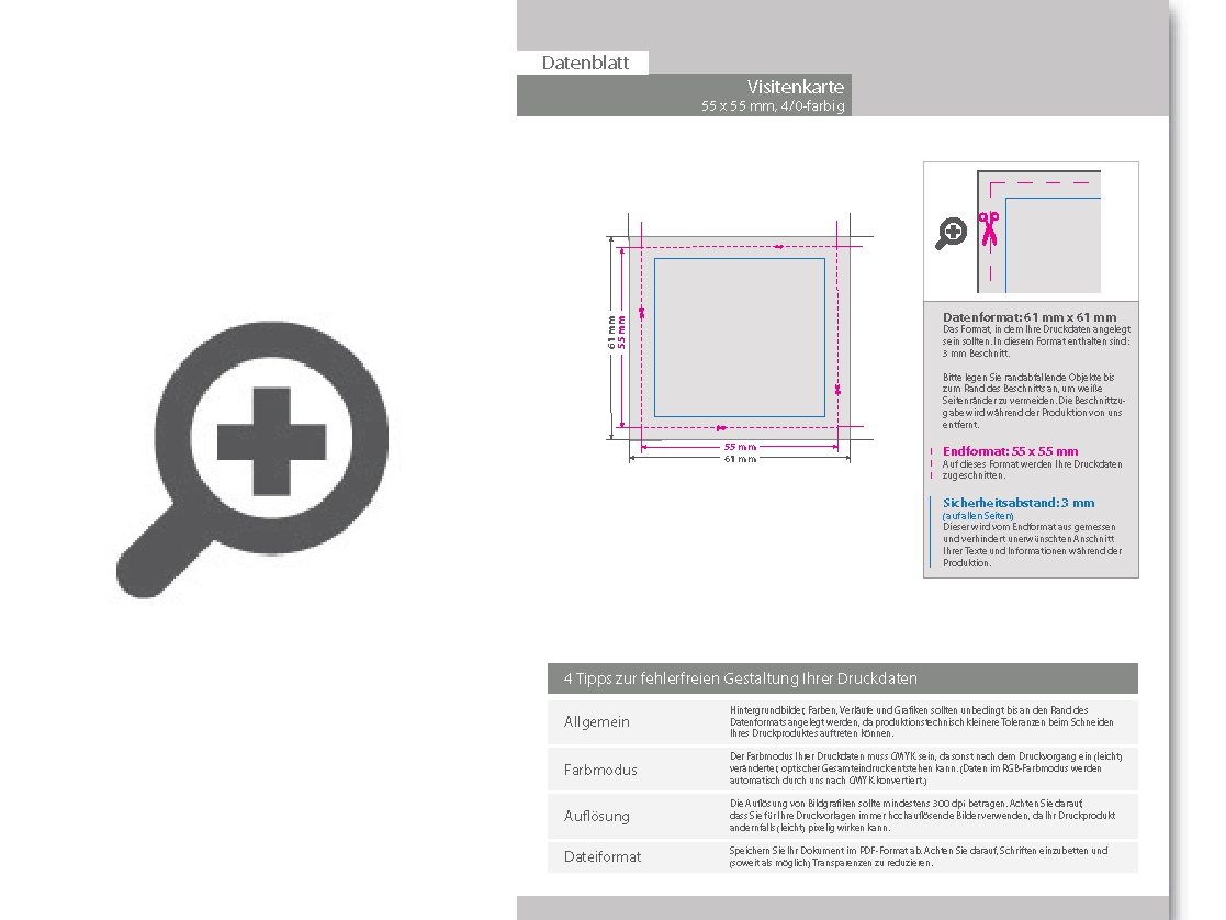 Product Bild visitenkarten_quadratisch_4_0_farbig_55_x_55_mm_(einseitiger_druck)__1_5mm_starke_holzschliffpappe